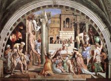 Haga click para ver la imagen ampliada stanze vaticane - the fire in the borgo.jpg